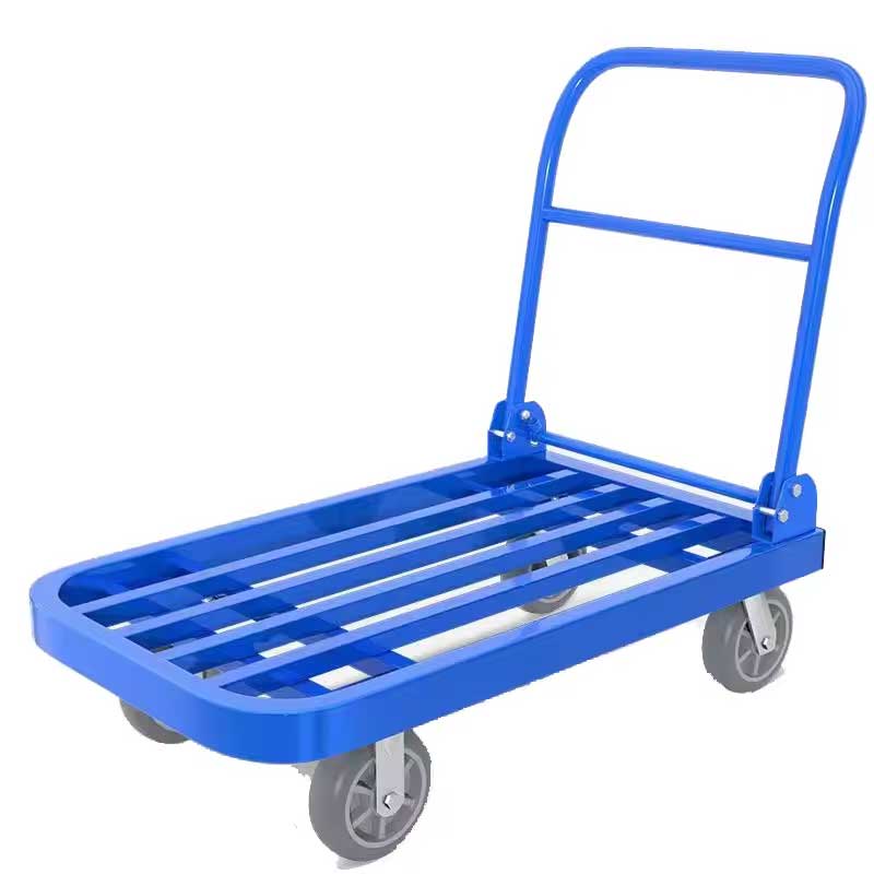 Loading Hand Trolley Transport Construction Site Workshop Pull Truck Loading Hand Cart ...