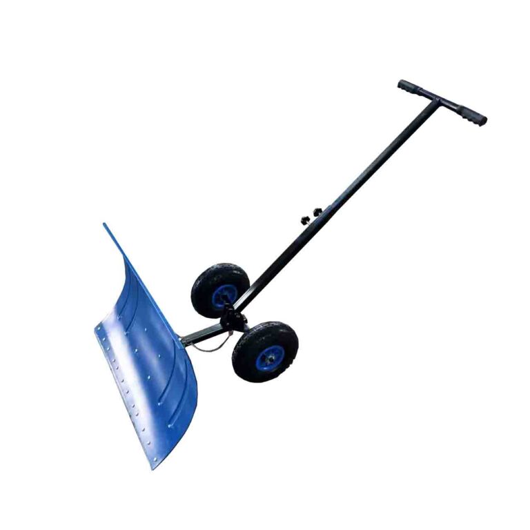 Wheeled snow plow 1