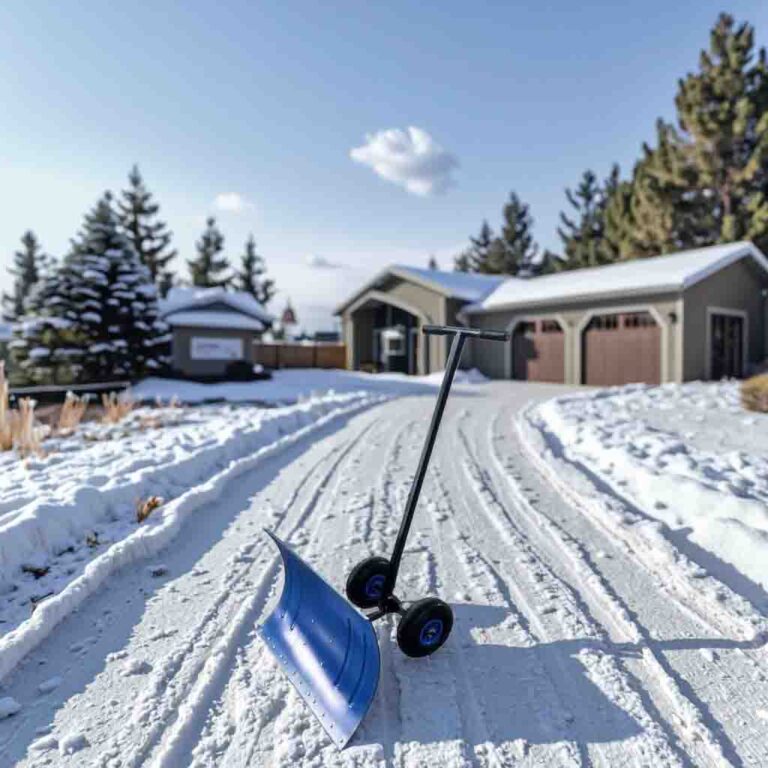 Wheeled snow plow 3